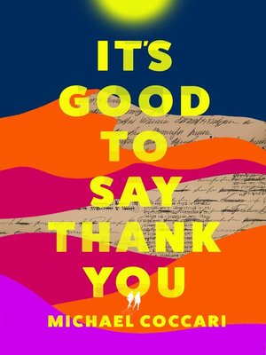 cover image of It's Good to Say Thank You